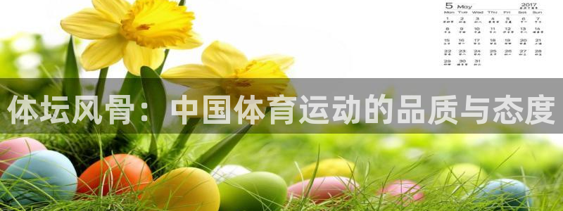 体坛风骨：中国体育运动的品质与态度